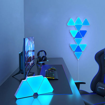 RGB LED Triangular Light Panels - shopssence